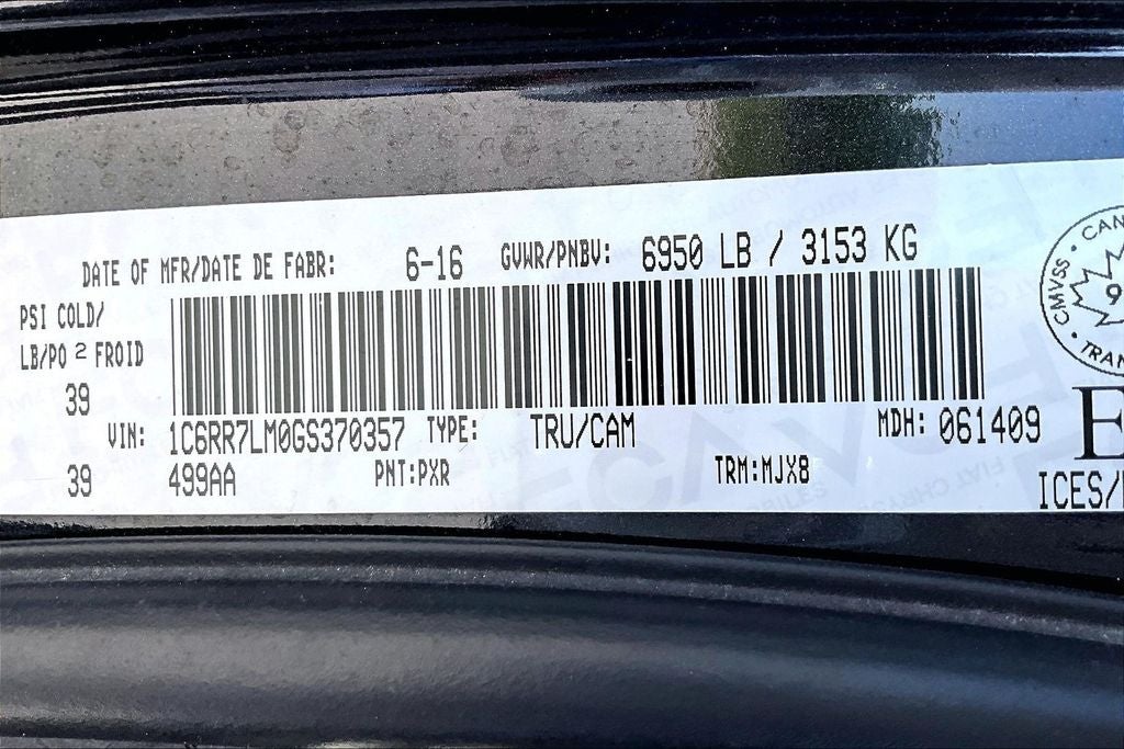 2016 RAM 1500 Big Horn