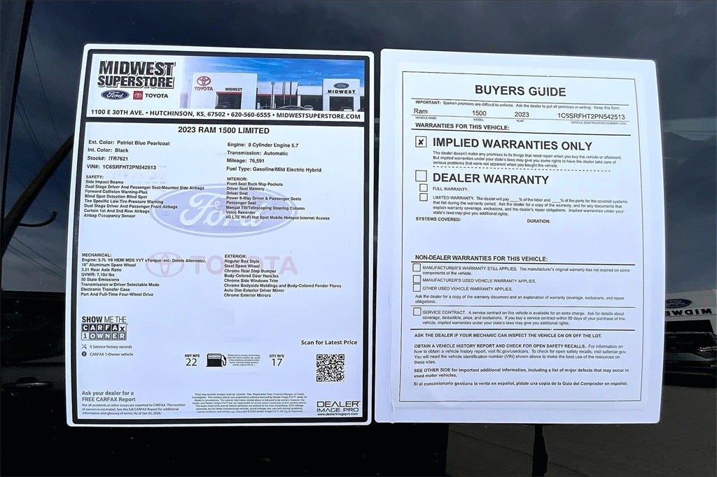 2023 RAM 1500 Limited