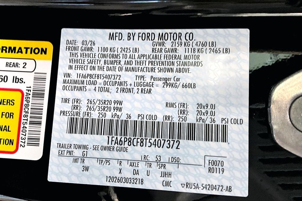 2026 Ford Mustang GT Premium