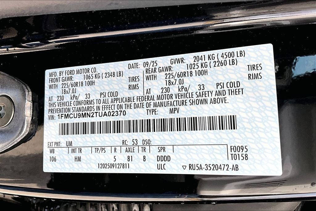 2026 Ford Escape ST-Line