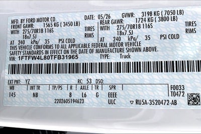 2026 Ford F-150 Tremor