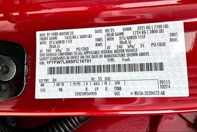 2025 Ford F-150 Platinum