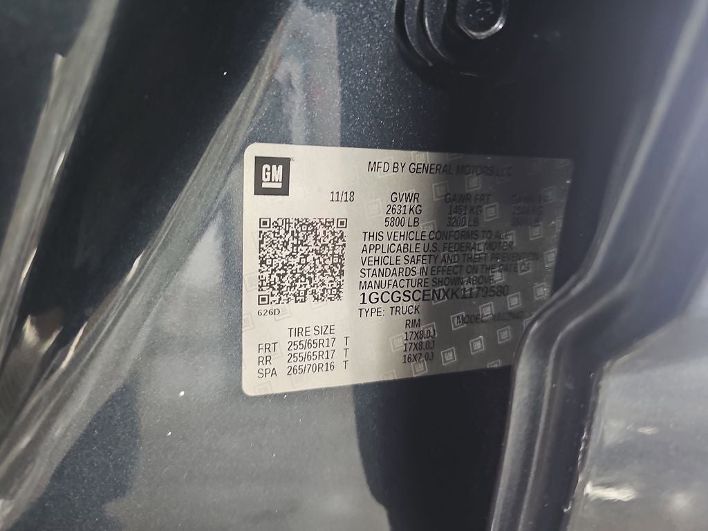 2019 Chevrolet Colorado LT