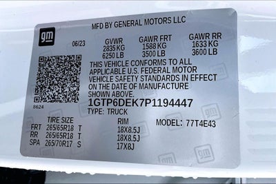 2023 GMC Canyon AT4