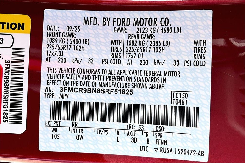 2025 Ford Bronco Sport Big Bend