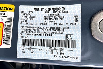 2025 Ford Bronco Sport Big Bend