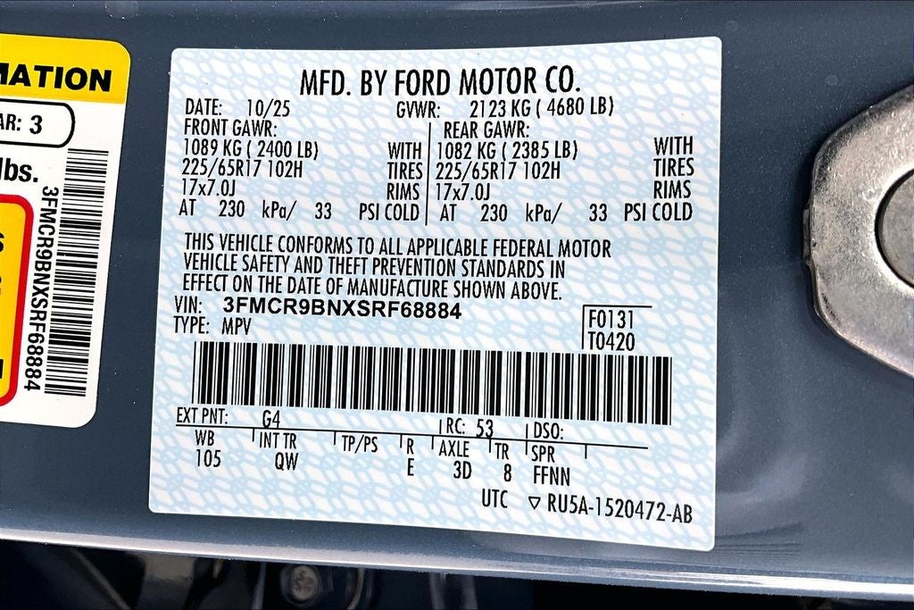 2025 Ford Bronco Sport Big Bend