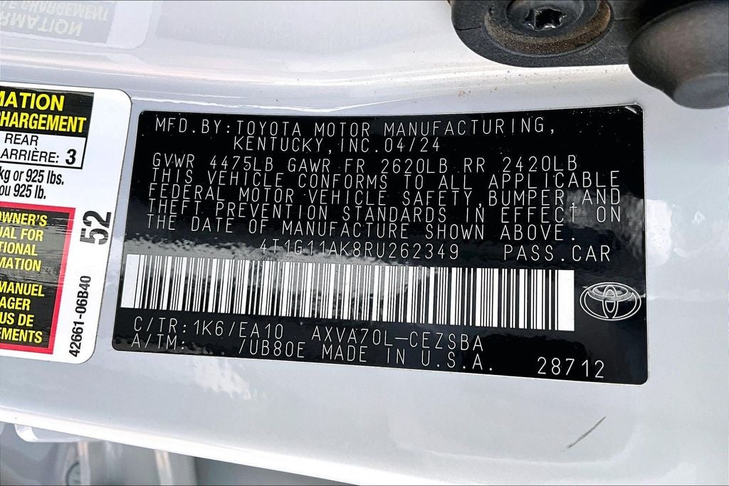 2024 Toyota Camry SE