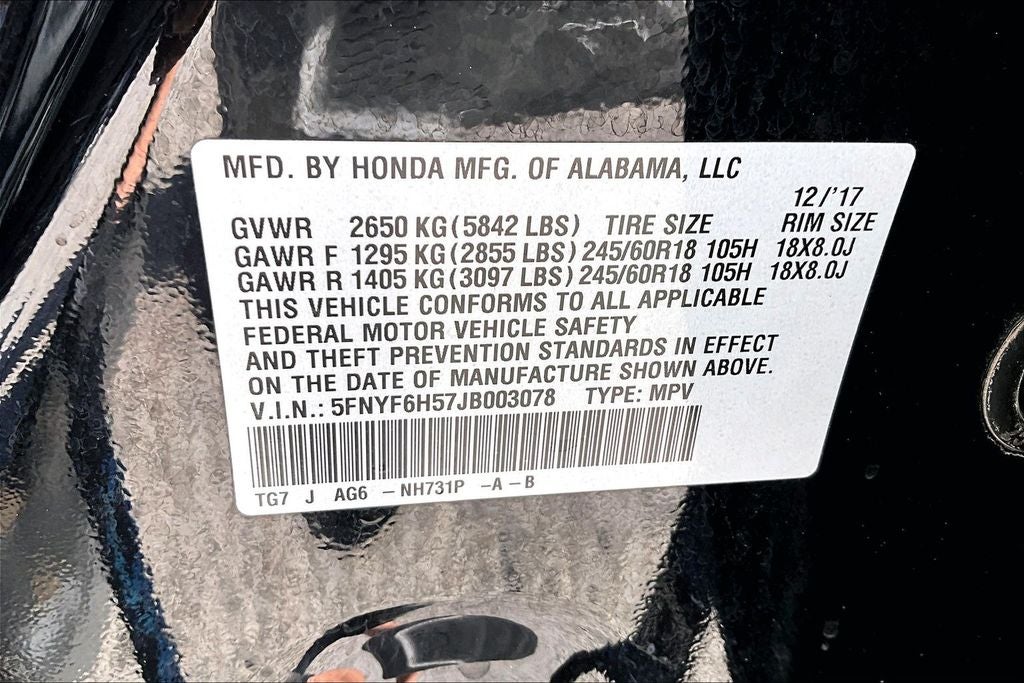 2018 Honda Pilot EX-L