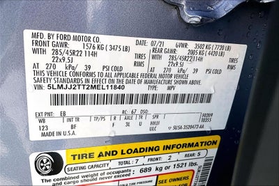 2021 Lincoln Navigator Black Label