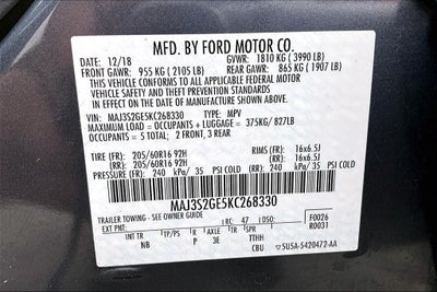 2019 Ford EcoSport SE
