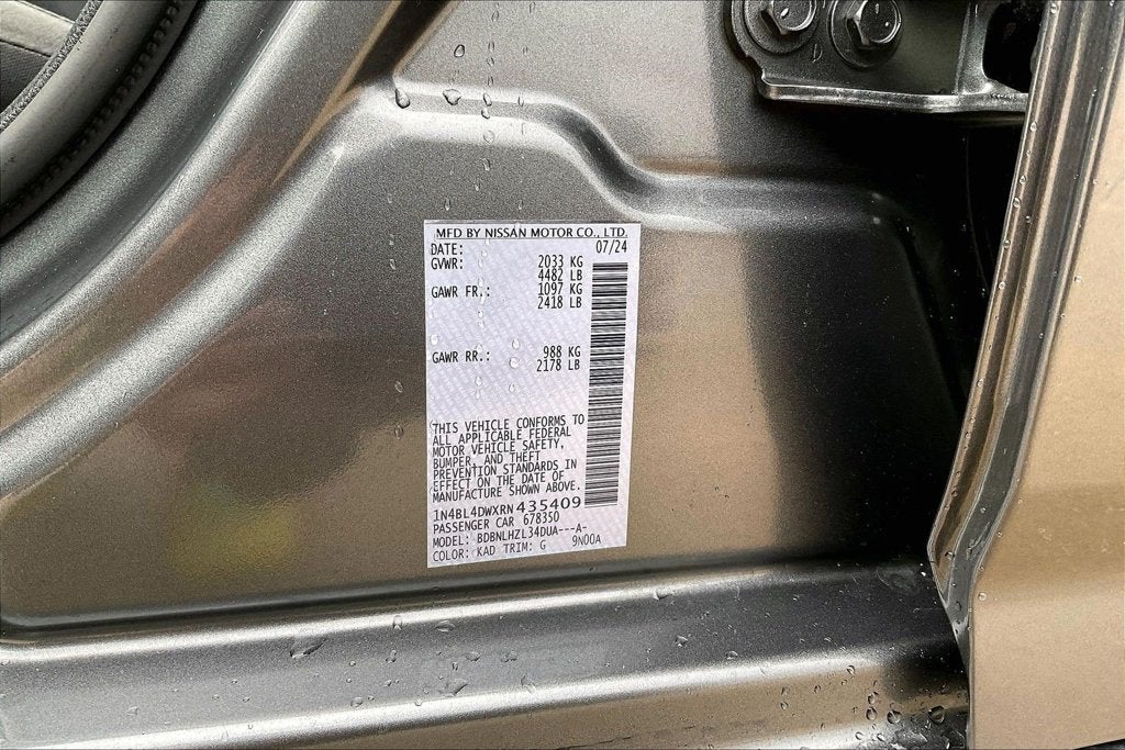 2024 Nissan Altima 2.5 SV