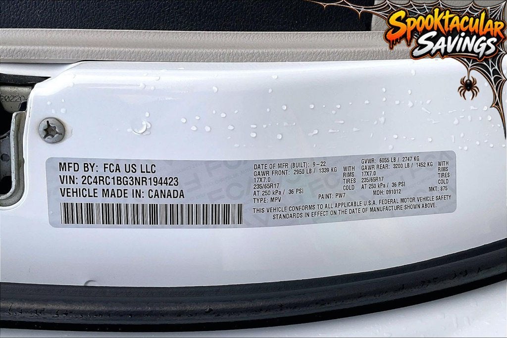 2022 Chrysler Pacifica Touring L