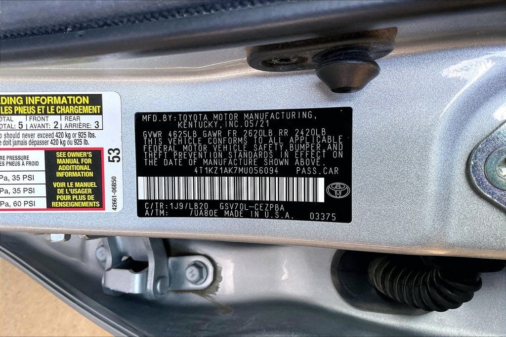 2021 Toyota Camry XSE V6