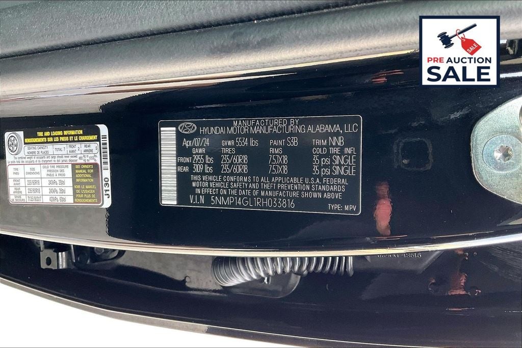 2024 Hyundai Santa Fe SE
