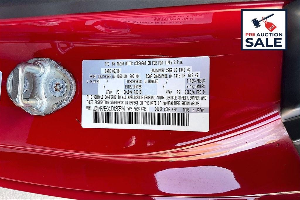2018 FIAT 124 Spider Classica