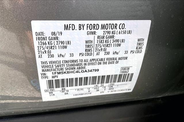 2020 Ford Explorer Platinum