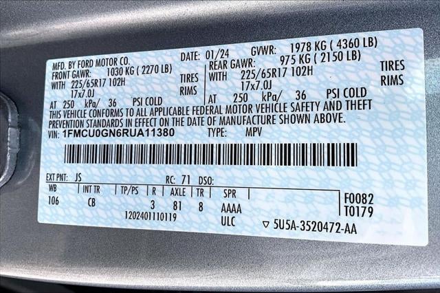 2024 Ford Escape Active
