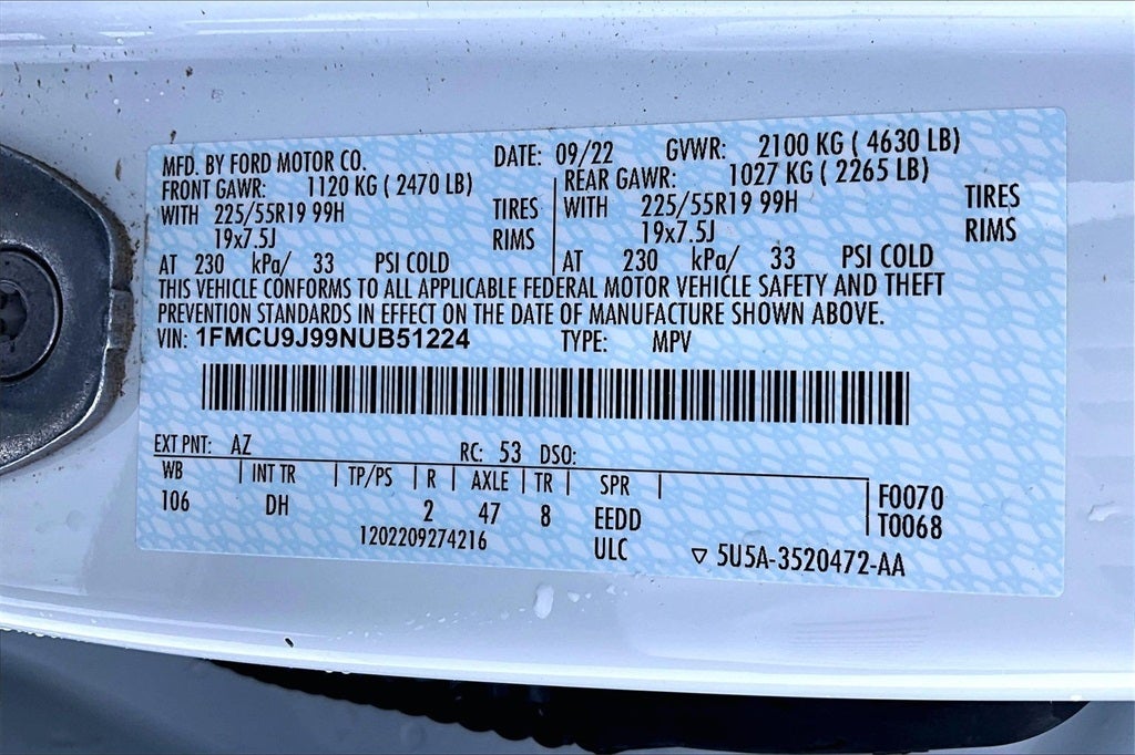 2022 Ford Escape Titanium