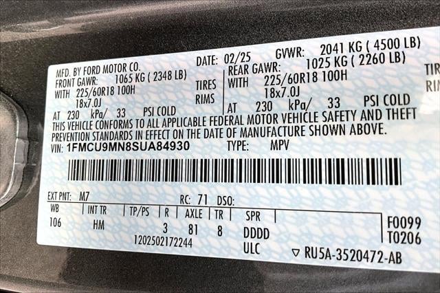 2025 Ford Escape ST-Line
