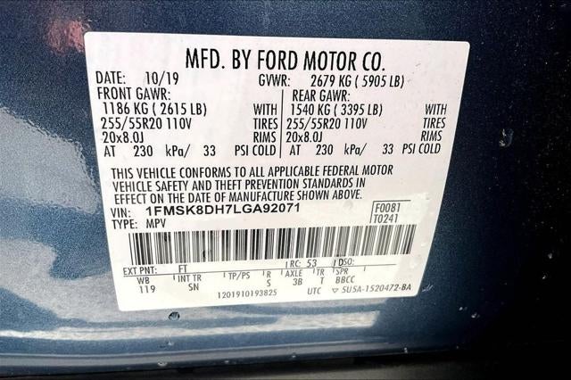 2020 Ford Explorer XLT