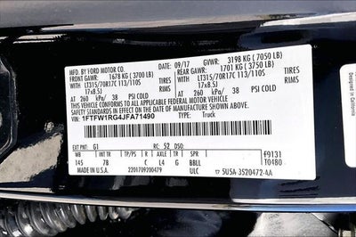 2018 Ford F-150 Raptor