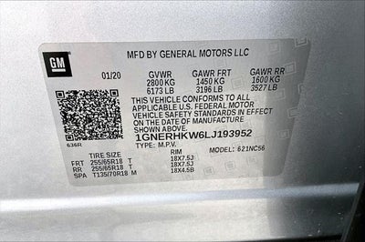 2020 Chevrolet Traverse 3LT