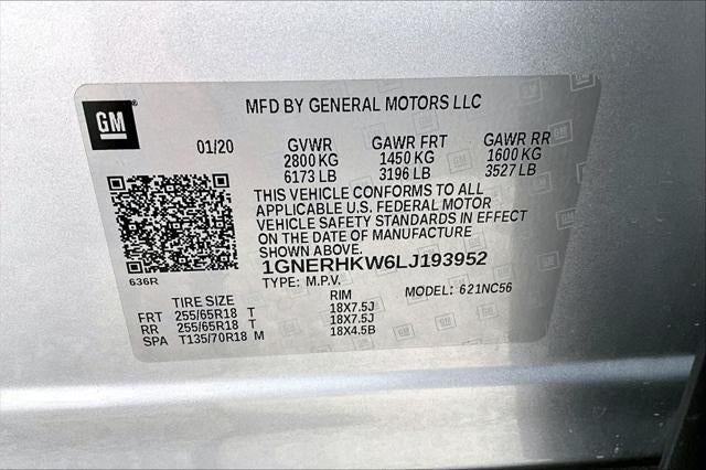 2020 Chevrolet Traverse 3LT