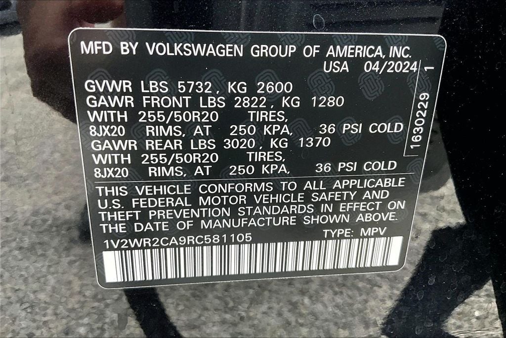 2024 Volkswagen Atlas 2.0T SE w/Technology