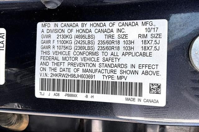 2018 Honda CR-V Touring