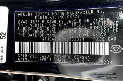 2025 Toyota Camry SE