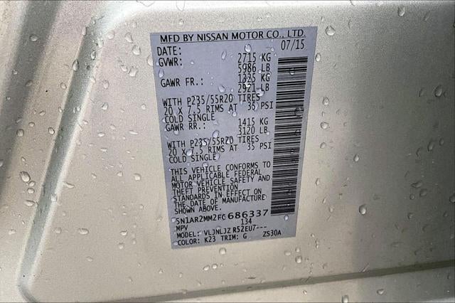 2015 Nissan Pathfinder Platinum