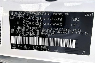 2021 Toyota Highlander Platinum