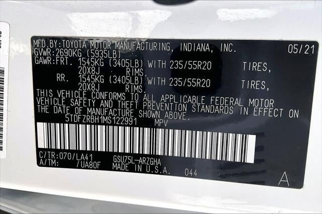 2021 Toyota Highlander Platinum
