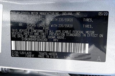 2023 Toyota Highlander Platinum