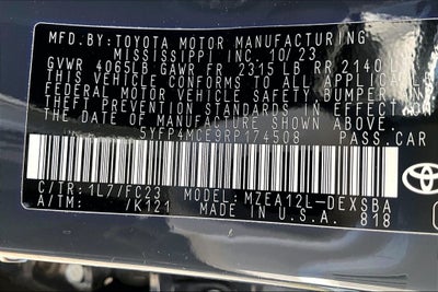 2024 Toyota Corolla SE