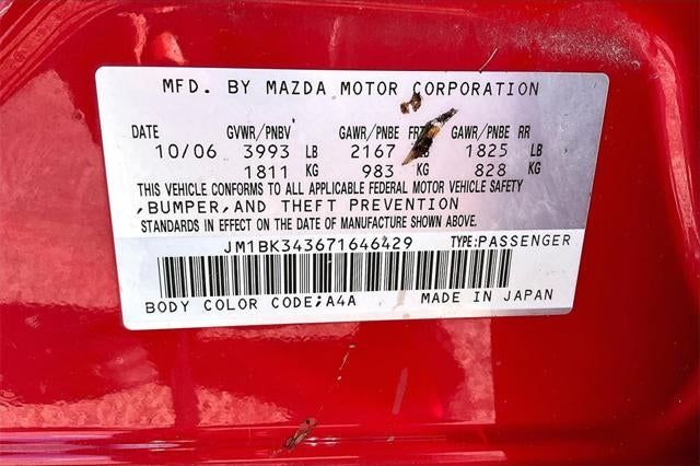 2007 Mazda Mazda3 s Grand Touring Base