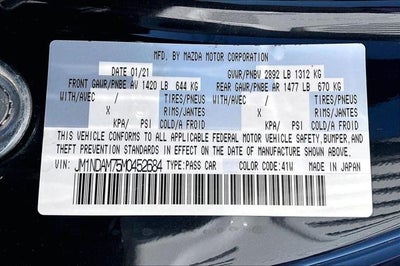 2021 Mazda Mazda Miata RF Grand Touring