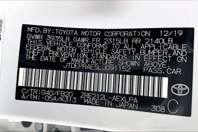 2020 Toyota Corolla LE