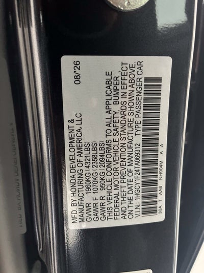 2026 Honda Accord LX