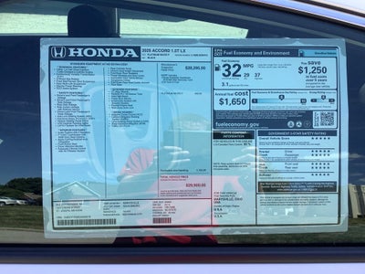 2025 Honda Accord LX