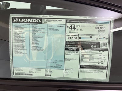 2026 Honda Accord Hybrid Sport-L