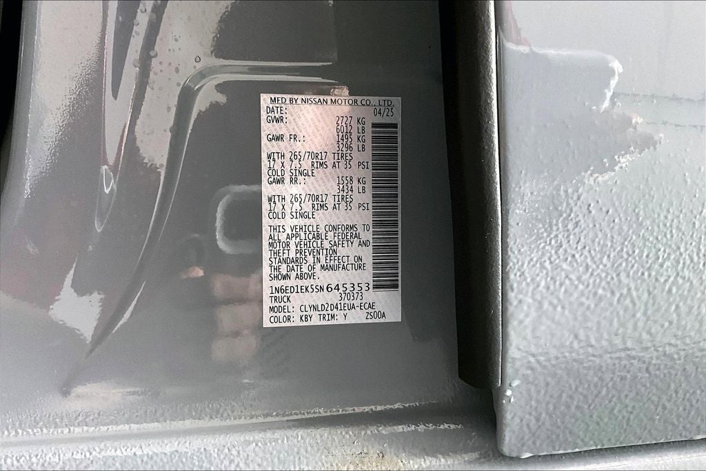 2026 Nissan Frontier PRO-4X