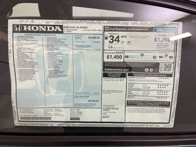 2026 Honda Civic Sport