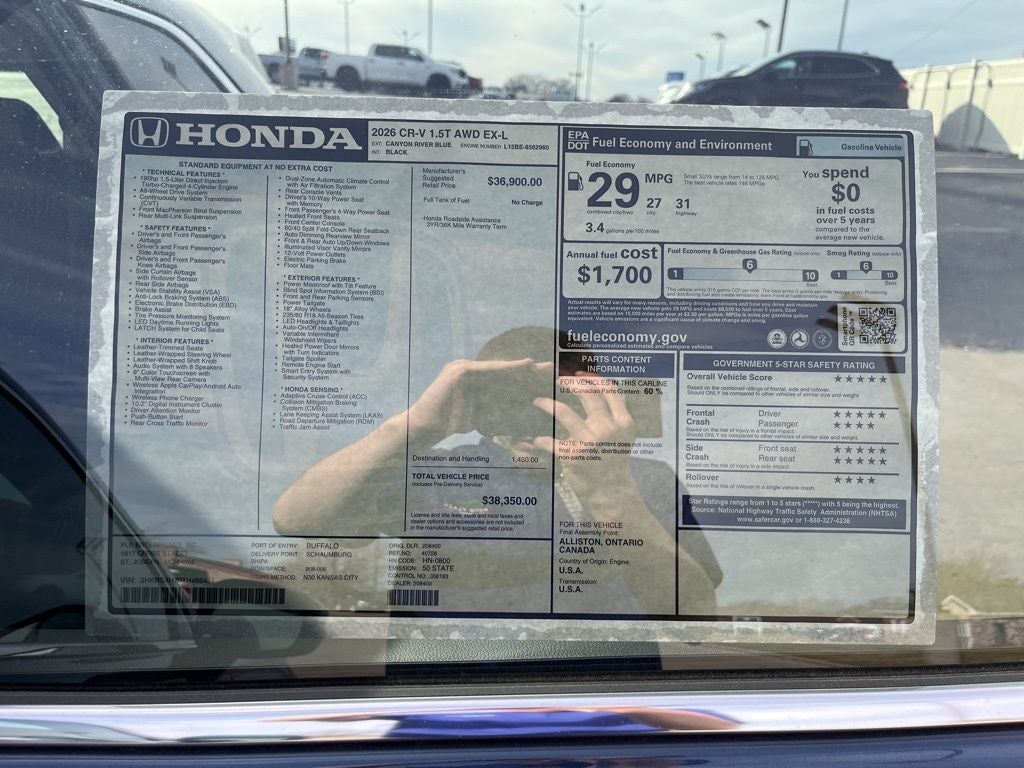 2026 Honda CR-V EX-L