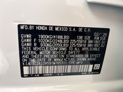 2026 Honda HR-V Sport