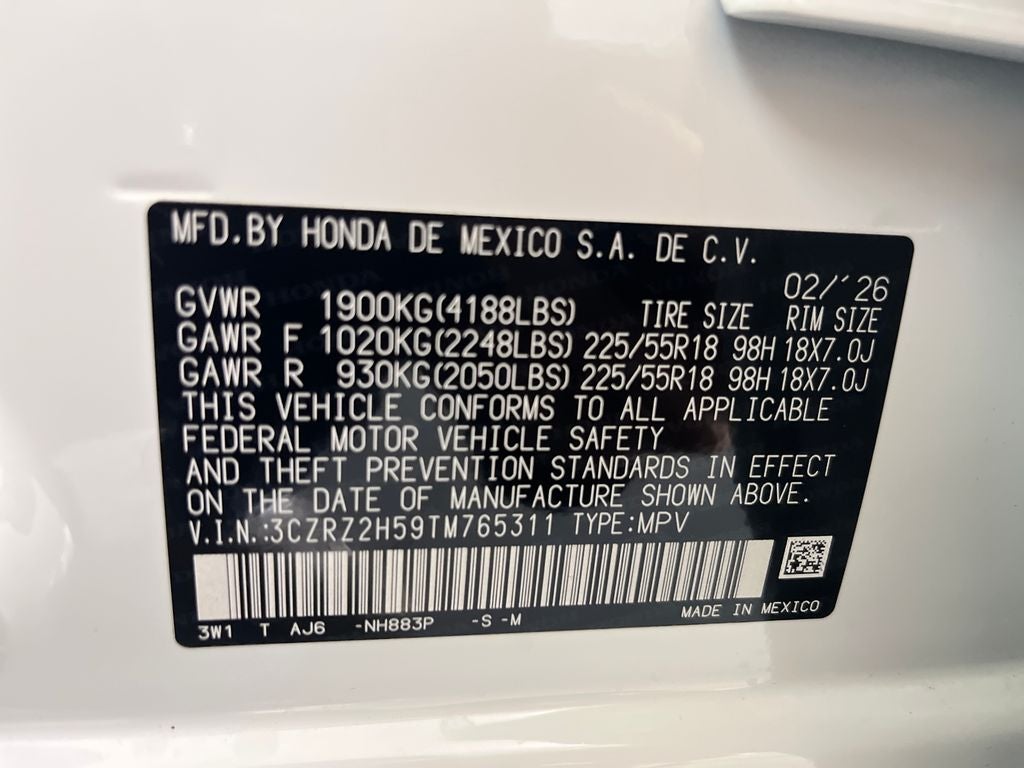 2026 Honda HR-V Sport