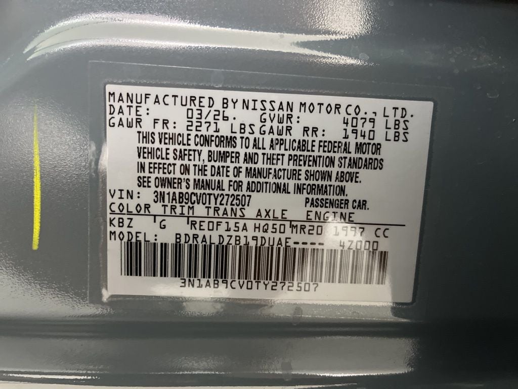 2026 Nissan Sentra SV