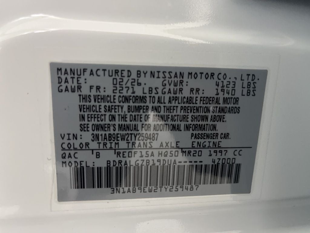 2026 Nissan Sentra SL