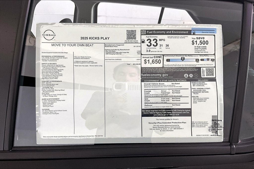 2025 Nissan Kicks Play S